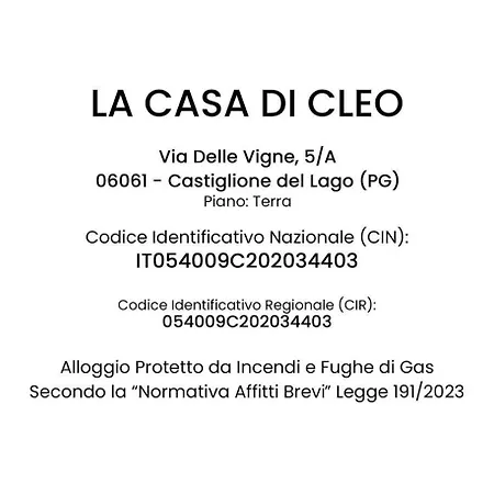 La Casa Di Cleo Сasa de vacaciones